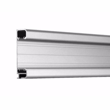 SH1 - Goulotte aluminium 180 cm - Finition alu brossé